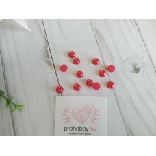 Полужемчуг 8 мм, цвет красный №525, 5 г